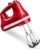 KitchenAid 6 Speed Hand Mixer w/Flex Edge Beaters, KHM6118, Empire Red | 6 Speeds, Dishwasher-safe Flex Edge Beaters, Integrated storage clip. Pro whisk Attachment