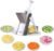 ONCE FOR ALL Safe Mandoline Slicer Kitchen, All in 1 Vegetable Slicer, Gray | Adjustable Thickness, Potato Slicer Veggie Chopper, Strips Julienne Dicer, French Fry Cutter, Dishwasher Safe, Kitchen Gift