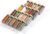 Spice Drawer Organizer 4 Tier, Acrylic Seasoning Organizer Rack, Small | Clear Spice Rack Tray, Kitchen Seasoning Jars Drawers Insert (Jars Not Included/ Expandable From 9″ to 18″)