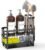 Kitchen Sink Organizer Caddy, 2 Tier Sink Caddy Organizer with High Brush Holder, Rust-Proof Countertop Rack (Black 10.6 * 4.3 * 5.7″) for Kitchen Accessories & Dish Brushes