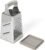 Martha Stewart Sprucedale 9.5-Inch Stainless Steel 4-Sided Box Grater – Durable Kitchen Cheese and Food Grater with Multiple Grating Surfaces