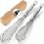 18/10 Stainless Steel Large Whisk Set of 2, 15.5 inch Heavy Duty Long Whisk and 12 inch Whisks, Suitable for Deep Pots or Big Bowl, Mixing, Beating, Blending