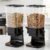 Frcctre 2 Pack 5.5 Qt Cereal Dispenser Countertop, Large Capacity Cereal Storage Containers Dispenser Dry Food Dispenser for Grain, Nuts, Candy, Snack, Rice, Oatmeal, Pet Food