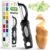 Spring Chef Swivel Vegetable Peeler for Kitchen w/Soft Grip Handle, Black | Premium Potato Peeler w/ Ultra Sharp Stainless Steel Blades, Multifunctional Veggie Peeler for Apple, Carrot, Cucumber, Fruit