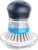MR.SIGA Soap Dispensing Palm Brush Storage Set, 1 Pack, Navy/Blue | Dish brush with soap dispenser, palm scrubber, palm scrub brush, ideal for kitchen and dishes cleaning