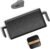 Universal Large Carbon Steel Griddle for Outdoor Gas Grill, Induction, Gas/Electric Stove, and Oven, Double Burner Griddle Comes with Grill Press, Pre-seasoned Nitride Coating Process
