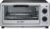 Proctor Silex 4 Slice Countertop Toaster Oven | Bake, Broil, Toast | 200-450⁰F Adjustable Temp | 30 Minute Timer | Automatic Shutoff | Black and Silver | 31260G