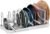 EVERIE Adjustable Cabinet Organizer for Pot Lids, Bakeware, Cookie Sheets & Cutting Boards, Upright Storage Rack for Kitchen Cabinet, Stable Dividers, 9.7″ Deep, 12.6″ to 21.5″ Wide, GS02SS | 5mm Steel Dividers, Anti-Wobble, M-Slot for Lid Handles, BPA-Free, for Cutting Boards, Cookie Sheets, Bakeware