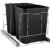 HOLDN’ STORAGE Pull Out Trash Can Under Cabinet, Two 7 Gallons Trash Cans | Adjustable, Heavy Duty with Lifetime Limited Warranty 17¾” Wide Cabinet Opening – Anti Rust Chrome Finish