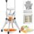 VEVOR Commercial Vegetable Fruit Chopper 1/4″ Blade Heavy Duty Professional Food Dicer Kattex French Fry Cutter Onion Slicer Stainless Steel for Tomato Peppers Potato Mushroom