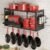 31 Inch Pot Rack Wall Mounted，3 in 1 Pots and Pans Organizer with 2 tier Kitchen Racks & Pot Lid Organizer Holder and 20 Hooks,Heavy Duty Hanging Pot Hanger for Kitchen Cookware, Utensils, Black