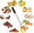 Stainless Steel Lemon Zester Grater with Handle, 12 Inch, Food Grade Kitchen Tool for Cheese, Garlic, Ginger, Chocolate, Citrus