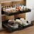 Mustorn 2 Pack Pull Out Cabinet Organizer,21.8″ Deep Slide Out Drawer for Cabinets Adhesive Pull Out Drawers Heavy Duty Pull Out Shelves for Kitchen,Cupboard,Pantry,Bathroom-Black