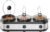 Chefman Triple Slow Cooker & Food Warmer, Three Crock Slowcooker with 2.5 Qt. Ceramic Crocks, 7.5-Quart Total Capacity, PFAS-Free, Three Temperature Settings, Dishwasher-Safe Parts – Stainless Steel