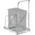 Simple Houseware Pull Out Trash Can Shelf (for 7~13 Gal, Can Not Included) | Under Cabinet Installation – Not Included Trash Can, Only Pull-Out Shelf