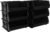 Akro-Mils 30250 AkroBins Plastic Storage Bins, 15″x16″x7″, Black, 6-Pack | Space-Saving Stackable Bins for Garage, Pantry, Craft Organization