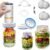 Electric Mason Jar Vacuum Sealer Kit ,Handheld Food Vacuum Sealer and Accessory Hose Set for Food Storage with Regular & Wide Mouth Mason Jars ,Kitchen Tools