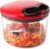 GDL Food Chopper, Vegetable Chopper, Pull String Onion Chopper Dicer, 800ML | Manual Chopper Dicer for Oinon, Garlic, Nut, 420 Stainless Steel Blade, Dishwasher Safe, Fast Cutting, Anti-Slip Base, No BPA