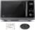 TOSHIBA Air Fryer Combo Microwave, 1.0 Cu.Ft, Black Stainless Steel | 8 in 1 with Convection & Broil, Pro Defrost, 12.4″ Turntable