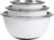 OXO Good Grips Mixing Bowl Set – 3-Piece, Stainless Steel | Nesting Bowls For Baking And Cooking, Non-Slip Base, Dishwasher Safe