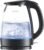 COMFEE’ Glass Electric Kettle, 1.7L Fast Boil with LED Indicator