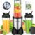 KOIOS Personal Blender for Smoothies with 3 x 22oz To-go Cups, BL319B Black | 22000 RPM Detachable Blade Countertop Blenders for Kitchen. Ideal for Baby Food, Protein Shakes, Ice Crushing & Fresh Juice