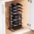LAMU Pots and Pans Organizer for under Cabinet, 6-Tier Heavy Duty Pan Pot Organizers inside Cabinet Adjustable 14 to 24.57″, Pot Rack Kitchen Cabinet Organization and Storage Holds up to 12″ Cookware