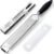 Upgraded Citrus Lemon Zester Grater, Easy Clean Dishwasher Safe, for Ginger Garlic Parmesan Cheese, 304 Stainless Steel Blade, Protect Cover, Baking Supplies, Black