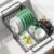 Kitsure Expandable in-Sink or Over-Sink Dish Drying Rack, Large, Black | Rust-Resistant Dish Rack for Kitchen Counter, Dish Drainer with Cutlery Holder, 10.82″-17.12″ L x 11.02″ W x 3.93″ H