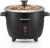 Elite Gourmet ERC003BX Rice Cooker, Keep Warm, Black, 6 Cups Cooked | 3 Cups Uncooked – Also Makes Soups, Stews, Grains and Hot Cereals for Versatile One-Pot Meals