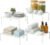 Evelots Kitchen Cabinet Wire Shelf Organizer/Rack – 4 Pack Sturdy Large Metal Shelf Risers – Double Your Counter Space – Great for Kitchen, Freezer, Pantry and Bathroom – Rustproof – White