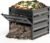 Compost Bin Outdoor – 285 Gallon Composter with Rust-Proof Coating, Painted Finish, Large Compost Bin for Producing Fertilizer from Kitchen Waste and Fallen Leaves（Metal）