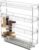 OCG 4-Tier Pull Out Kitchen Cabinet Spice Rack Holder Shelves (5″ W x 21″ D), Slide Out Slim Storage Wire Baskets for Storage Organization, Narrow Pull Out Storage for Narrow Space