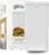 Kitchen Compost Bin, White Stainless-Steel Large, 3.6 Gallon, Indoor Odorless Composting, Hands-Free, Washable Parts, Includes 8 Tear-Off Compostable Bags and 1 Carbon Filter