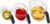 OXO Good Grips Angled Measuring Cups with Markings, Multi Size 3-Piece Set | Angled Interior Markings to Read from Above, Includes 1-cup, 2-cup & 4-cup, Marked with Ounces & ml, Non-Slip Grip
