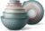 COOK WITH COLOR Mixing Bowls with Lids – 12 Piece Plastic Nesting Bowls Set includes 6 Prep Bowls and 6 Lids, Microwave Safe Mixing Bowl Set, Teal Embossed