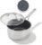 OXO Hybrid 2.5QT Nonstick Saucepan with Glass Lid, PFAS-Free Ceramic Chef Pot, Oven Safe to 850F, Induction & All Cooktop Compatible, Dishwasher Safe, Mirror Polished Tri-Ply