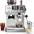 Espresso Machine with Built-in Grinder, 44 Grind Settings, PID Temp Control | 20 Bar Stainless Steel Coffee Maker, 0.1s Precision Timer, Milk Frothing Pitcher&Frother for Latte, Cappuccino, Americano