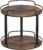 LAMU 10” Wood Lazy Susan Turntable Organizer for Cabinet, 2 Tier Lazy Susan Spice Rack Organizer for Kitchen, Table Top, Countertop, Pantry, Medicine Organizer