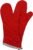 Nouvelle Legende Flame Retardant Quilted Oven Mitts, 17″ Heavy-Duty Heat & Burn Protection for Kitchen, BBQ, Grilling, Lab-Tested, Flexible, Oversized, 2-Pack, Red