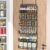 JKsmart 6-Tier Spice Rack Organizer with Door Hook, Wall Mounted & Over the Door Spice Racks for Kitchen Pantry Door Cabinet, Two Size, Large Capacity, Black