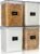 Vtopmart 5.2L Flour Sugar Storage Containers, 4 PCS, Black | For Bulk Flour and Sugar Storage, Airtight Seal, Multiple Sizes, BPA Free, Food Grade Material, Dishwasher Safe (Not Lids)