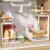 PXRACK Under Sink Organizer, Adjustable Height, 2 Tier Pull Out Under Cabinet Organizer, Slide Out Thickened Metal Under Sink Storage for Kitchen Bathroom Laundry Pantry Cabinet, White, Large-2-Pack
