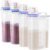 4 Pcs Set Rice Storage Container 5.5lb, Rice Dispenser with Measuring Cup & Pour Spout for Flour Pasta Grain Pet Dog Cat Bird Food Storage Container