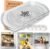 NOSTA Home Rotating Lazy Susan for Refrigerator – Square Lazy Susan – Refrigerator Lazy Susan Organizer – Rotating Fridge Organizer – Large (16.5×11)