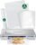 FoodSaver Compact Vacuum Sealer Machine with Airtight Bags and Roll – Ideal for Sous Vide and Airtight Food Storage, White