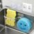 [Space Saving] Sponge Holder for Kitchen Sink, Great for Scrub Daddy / Scrub Mommy Sponges, Rust-proof Sink Sponge Caddy Organizer for Dish Brush, Scrubber – 2 Mounting Options (Suction Cups & Hooks)