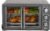 Oster Extra-Large 42L French Door Countertop Toaster Oven, 6-in-1 Air Fryer Oven with Air Fry Rack, Wire Rack, Baking Pan and Crumb Tray, Stainless Steel