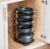 Pots and Pans Organizer under Cabinet, 5 Adjustable Tiers Heavy-Duty Pan Pot Organizer with 16.5″ Height, Holds 55 LB – Cast Iron Skillets, Griddles, Shallow Cookware