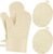 Oven Mitts and Pot Holders 4 Sets, Heat Resistant 500 ℉ Oven Mitt and Pot Holder,Oven Glove&Potholders with Non-Slip Silicone Surface,Kitchen Essentials for Cooking/Baking/BBQ-Beige